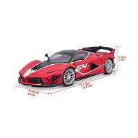Bburago - SIGNATURE SERIES, Ferrari FXX-K EVO, červená, 1:18