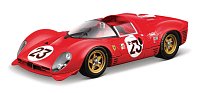 Bburago - RACING MODEL KIT, Ferrari 330 P4 Daytona 1967, červená, 1:24