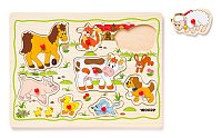 Displ. 12ks - Puzzle na desce ´´Dětské motivy´´