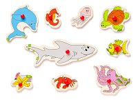 Displ. 12ks - Puzzle na desce ´´Dětské motivy´´