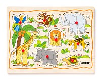 Displ. 12ks - Puzzle na desce ´´Dětské motivy´´