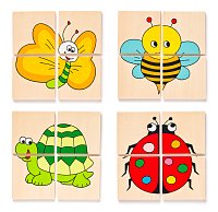 Mini puzzle ´´Beruška´´ v dř. krabičce