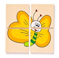 Mini puzzle ´´Beruška´´ v dř. krabičce