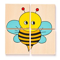 Mini puzzle ´´Beruška´´ v dř. krabičce