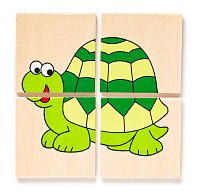 Mini puzzle ´´Beruška´´ v dř. krabičce
