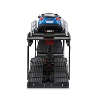 Bburago - STREET FIRE, Kamion s návěsem Multicar Carrier M-B Actros + Reanult Captur, 1:43