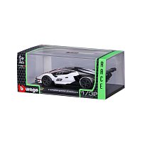 Bburago - RACE, Lamborghini Essenza SCV12, bílá perleť-černá, 1:32