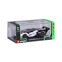 Bburago - RACE, Lamborghini Essenza SCV12, bílá perleť-černá, 1:32