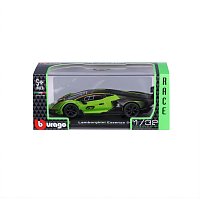 Bburago - RACE, Lamborghini Essenza SCV12, zelená metalíza-černá, 1:32
