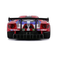 Bburago - RACE, 2017 Ford GT, modro-červená, 1:32