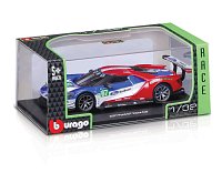 Bburago - RACE, 2017 Ford GT, modro-červená, 1:32