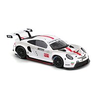 Bburago - RACE, Porsche 911 RSR v dekorativním boxu, bílá, 1:43
