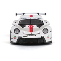 Bburago - RACE, Porsche 911 RSR v dekorativním boxu, bílá, 1:43