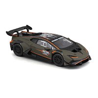 Bburago - RACE, Lamborghini Huracán Super Trofeo EVO2 v dekorativním boxu, matná zelená, 1:43