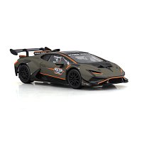 Bburago - RACE, Lamborghini Huracán Super Trofeo EVO2 v dekorativním boxu, matná zelená, 1:43