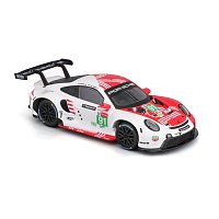 Bburago - RACE, Porsche 911 RSR v dekorativním boxu, červená, 1:43
