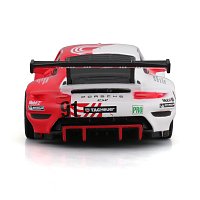 Bburago - RACE, Porsche 911 RSR v dekorativním boxu, červená, 1:43