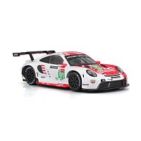 Bburago - RACE, Porsche 911 RSR v dekorativním boxu, červená, 1:43