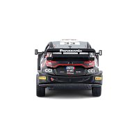 Bburago - RACE, Toyota GR Yaris Rally1 Hybrid v dekorativním boxu, Evans #33, černá, 1:43