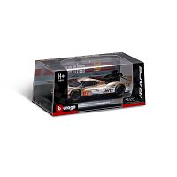 Bburago - RACE, Porsche 963 v dekorativním boxu, zlatá, 1:43