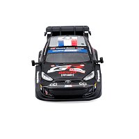 Bburago - RACE, Toyota GR Yaris Rally1 Hybrid v dekorativním boxu, Orgier #17, modrá, 1:43