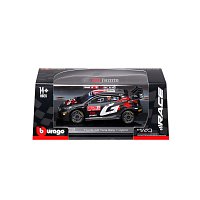 Bburago - RACE, Toyota GR Yaris Rally1 Hybrid v dekorativním boxu, Orgier #17, modrá, 1:43