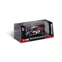 Bburago - RACE, Toyota GR Yaris Rally1 Hybrid v dekorativním boxu, Rovanpera #69, modrá, 1:43