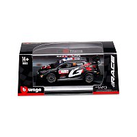 Bburago - RACE, Toyota GR Yaris Rally1 Hybrid v dekorativním boxu, Rovanpera #69, modrá, 1:43