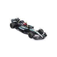 Bburago - RACE Formule F1 v dekorativním boxu, Mercedes-AMG Petronas W15 (2024), #44 Hamilton, 1:43