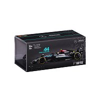 Bburago - RACE Formule F1 v dekorativním boxu, Mercedes-AMG Petronas W15 (2024), #44 Hamilton, 1:43
