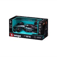 Bburago - RACE Formule F1, Team Mercedes-AMG Petronas W15 (2024), #63 George Russell, 1:43