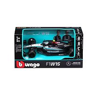 Bburago - RACE Formule F1, Team Mercedes-AMG Petronas W15 (2024), #44 Lewis Hamilton, 1:43