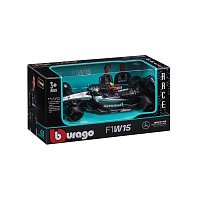 Bburago - RACE Formule F1, Team Mercedes-AMG Petronas W15 (2024), #44 Lewis Hamilton, 1:43