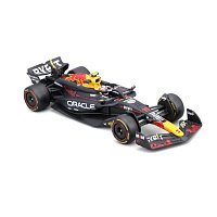 Bburago - RACE Formule F1 v dekorativním boxu, Oracle Red Bull Racing RB20 (2024), #11 Peréz, 1:43