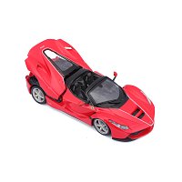 Bburago - RACE+PLAY, Ferrari LaFerrari Aperta, červená, 1:24