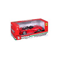 Bburago - RACE+PLAY, Ferrari LaFerrari Aperta, červená, 1:24