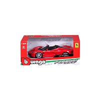 Bburago - RACE+PLAY, Ferrari LaFerrari Aperta, červená, 1:24