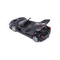 Bburago - RACE+PLAY, Ferrari LaFerrari Aperta, černá metalíza, 1:24