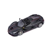 Bburago - RACE+PLAY, Ferrari LaFerrari Aperta, černá metalíza, 1:24