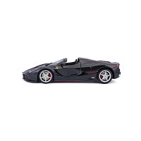 Bburago - RACE+PLAY, Ferrari LaFerrari Aperta, černá metalíza, 1:24