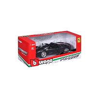 Bburago - RACE+PLAY, Ferrari LaFerrari Aperta, černá metalíza, 1:24