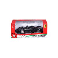 Bburago - RACE+PLAY, Ferrari LaFerrari Aperta, černá metalíza, 1:24