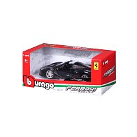 Bburago - RACE+PLAY, Ferrari LaFerrari Aperta, černá metalíza, 1:24