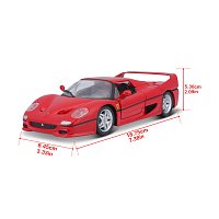 Bburago - RACE+PLAY, Ferrari F50, červená, 1:24