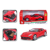 Bburago - RACE+PLAY, Ferrari F12berlinetta, červená, 1:24