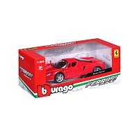 Bburago - RACE+PLAY, Enzo Ferrari, červená, 1:24