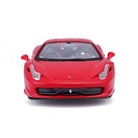 Bburago - RACE+PLAY, Ferrari 458 Italia, červená, 1:24