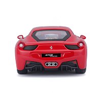 Bburago - RACE+PLAY, Ferrari 458 Italia, červená, 1:24