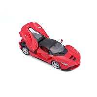 Bburago - RACE+PLAY, Ferrari LaFerrari, červená, 1:24