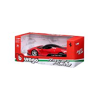 Bburago - RACE+PLAY, Ferrari LaFerrari, červená, 1:24